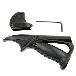 Angled Foregrip Hand Guard for Picatinny/Weaver Rail /W Thumb Lock Hand Stop #FGTMB11